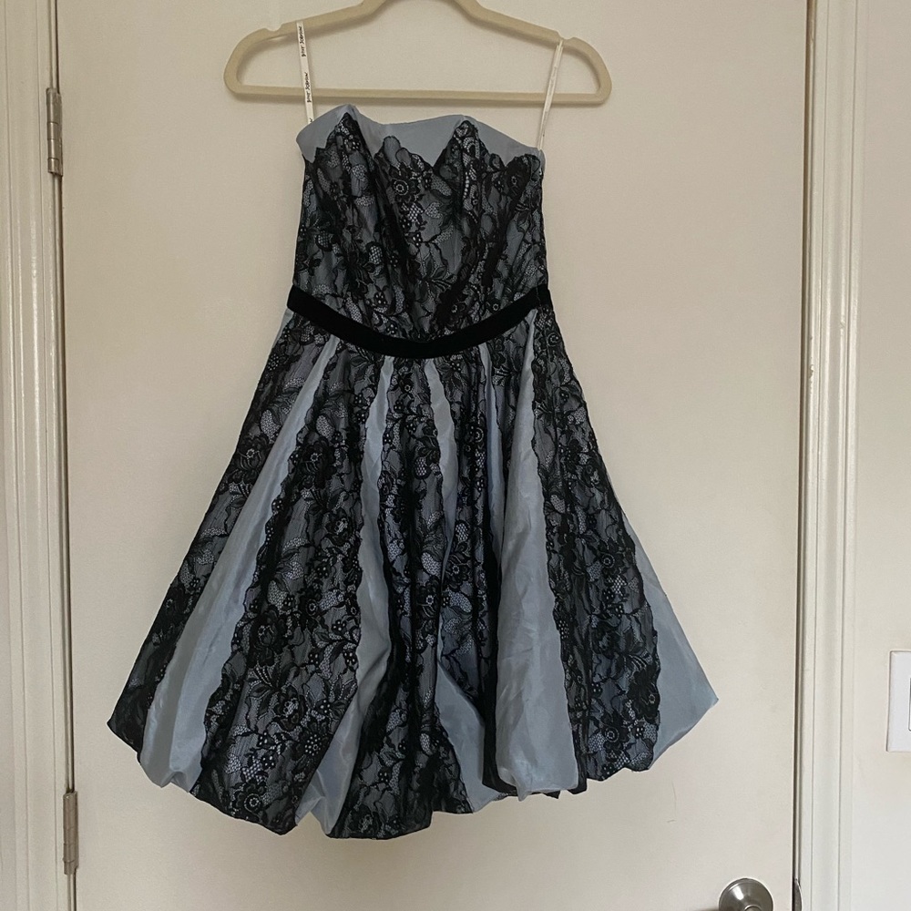 Vintage Betsey Johnson strapless cocktail dress